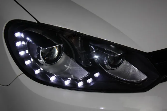 HID, 2011~ 2013, автомобильный Стайлинг для фар Golf6, sharan, Golf 6, routan, saviro, polo, passat, magotan, Golf6 Головной фонарь