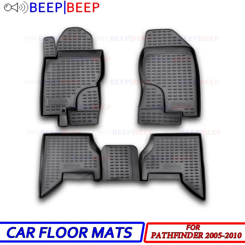 

For Nissan Pathfinder 2005-2010 car floor mats carpets auto floor mat dust proof water proof car styling interior decoration