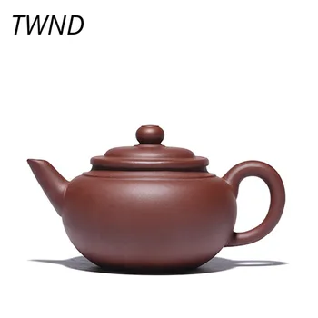 

230CC Purple sand teapot handmade zisha kettle shui ping pot kung fu teaware