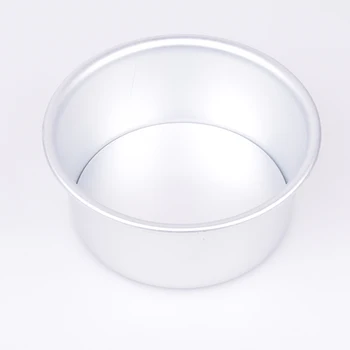 

Baking Tools 4 inch/ 6 inch Aluminum Alloy Food Grade Chiffon Cake Mould Cheesecake Mold Set with Removable Bottom