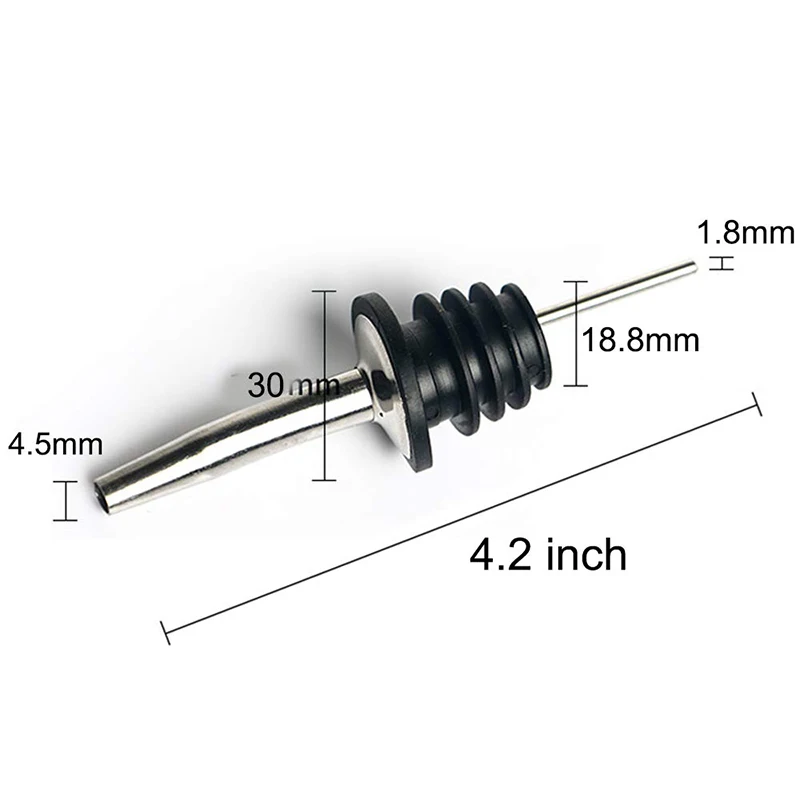 UPORS 2 шт./компл. винній наполнитель Нержавеющая сталь пробка для бутылки вина с Кепки спиртных носики дозатор для бутылки вина аксессуары