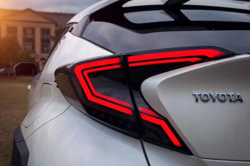 Автомобильный Стайлинг задние фонари для Toyota CH-R C-HR CHR светодиодные задние фонари противотуманная лампа задняя лампа DRL+ тормоз+ Парк+ Сигнальные огни