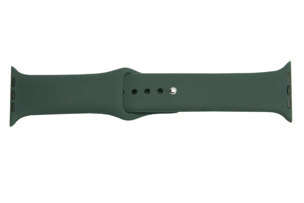 Мягкий силиконовый браслет спортивный ремешок для Apple Watch группа 44 мм 40 мм серия 5 4 3 2 1 браслет для iwatch 42 мм 38 мм аксессуары