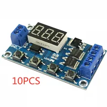 Новая модель 10 шт. 5,0 в-60 в режиме реального времени Реле времени модуль синхронизация со встроенными часами контроль времени задержки 24 часа в сутки синхронизации 5 периодов времени