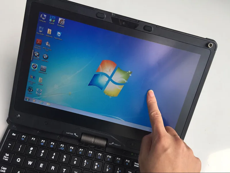 Getac ноутбука v110 ЦП i5 сенсорный экран планшета с 2 батареи супер ssd для bmw icom mb star компьютерной диагностики авто быстрая скорость