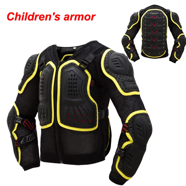 Children Motorcycle Motocross Armour Full Protector Gears Bicycle DH AM
