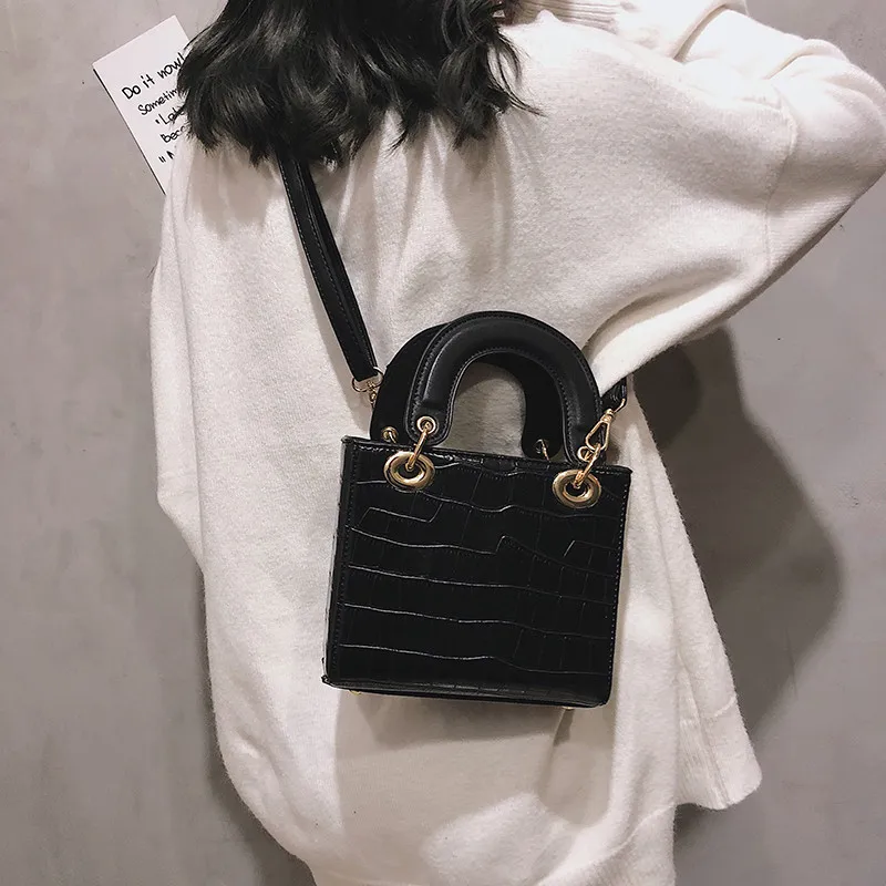 

Luxury Mini Crossbody Bags For Women 2019 Famous Brand Retro Leather Bags Designer Handbags Black Coffee Ladies Hand Bag Purses