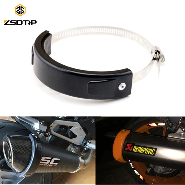 Buy ZSDTRP Round Oval Exhaust Protector Can Cover For