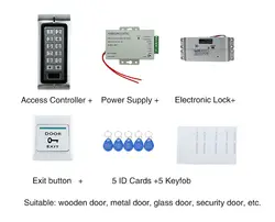 Замок падение болт система блокировки rfid электронный дверной замок комплект для Автономный контроллер доступа металлическая система