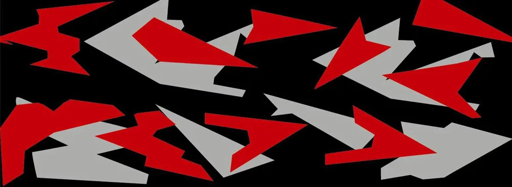 Красный белый черный большой камуфляж пиксель автомобильная пленка с воздушным