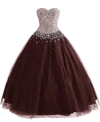 ANGELSBRIDEP Ball Gown Quinceanera Dresses With Rhinestones 15 Party Quinceanera Gowns Sparkly Beading Debutante Gowns Hot