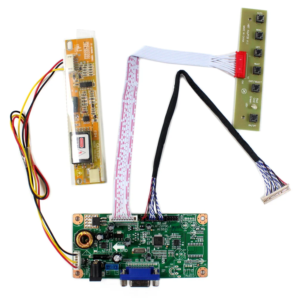 

VGA input singal LCD controller board RT2270C-A work for 13.3inch L133X2-3 1024x768 LCD panel