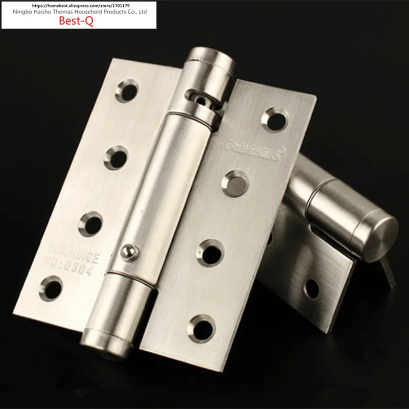 

Free shipping 5-inch stainless steel spring hinge / invisible door hinge / invisible hinge with positioning automatic door close