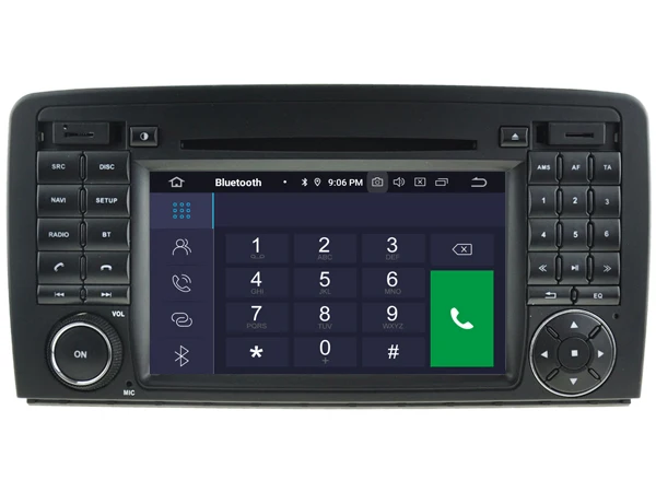 Top Quad-Core Android 9.0 CAR DVD Player For BENZ R class W251/R280 R300 R320 R350 R500 car multimedia AUTO support DVR WIFI DAB OBD 2