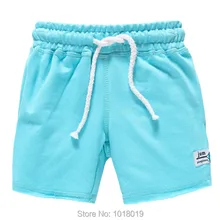 Новая качественная брендовая тканой хлопчатобумажной ткани для маленьких мальчиков летние шорты штаны детей Костюмы детская одежда пляжные короткие штаны для маленьких мальчиков