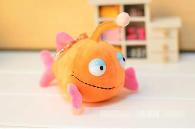 ¡Candice guo! Juguete de peluche de ojos grandes naranja, pez pescador, muñeco pequeño suave, colgante de llavero, regalo de cumpleaños y Navidad, 1 ud. ¡Candice guo! Juguete de peluche de ojos grandes naranja, pez pescador, muñeco pequeño suave, colgante de llavero, regalo de cumpleaños y Navidad, 1 ud.
