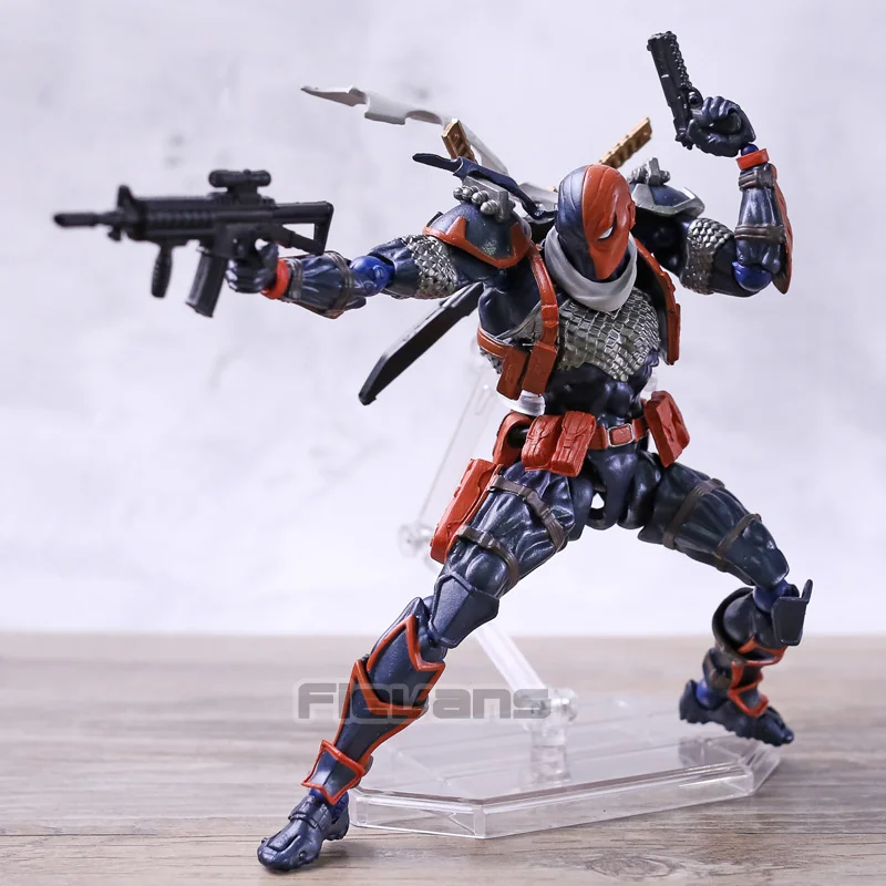 Удивительные Yamaguchi Revoltech серии № 011 Deathstroke ПВХ фигурку Коллекционная модель игрушки