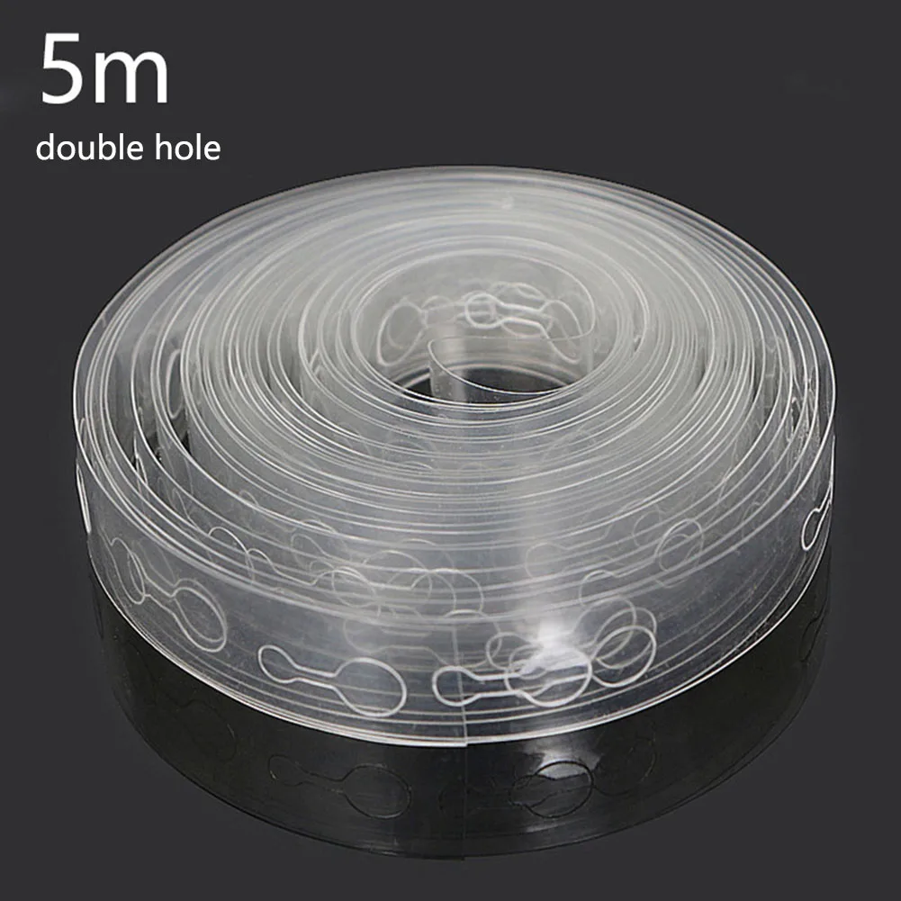 5 м/рулон принадлежности для меток баллонов аксессуары полоска для воздушных шаров отверстия вечерние Свадебные День рождения фон с воздушными шарами Декор Аксессуары - Цвет: Double Hole