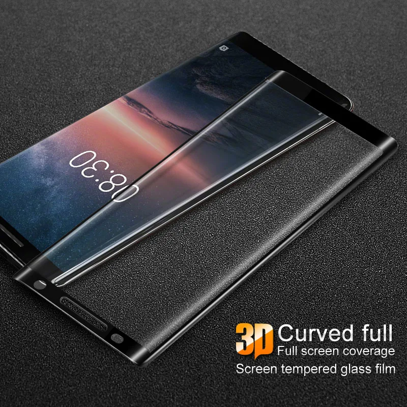 Стекло для Nokia 8 sirocco стекло Imak 3D изогнутое Закаленное Защитная пленка полное