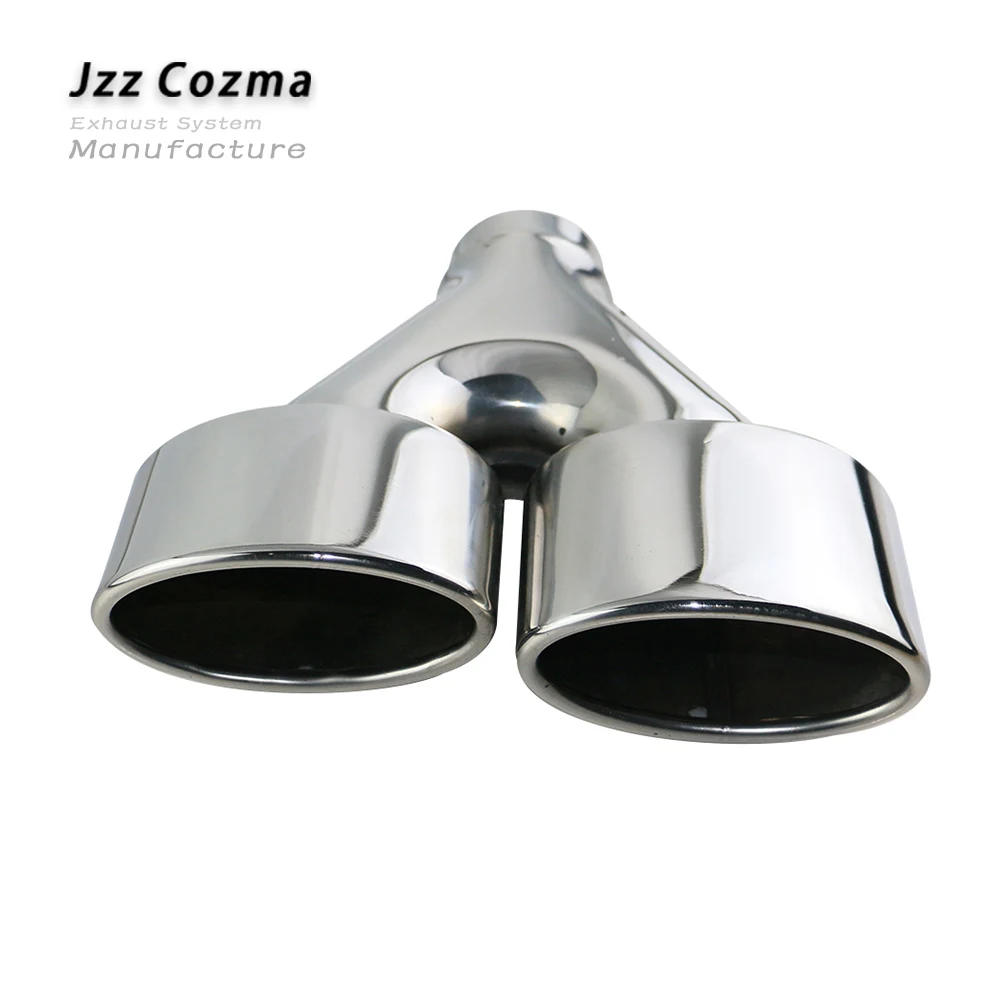 JZZ universal engraved 1PC 2.5'' dual car exhaust