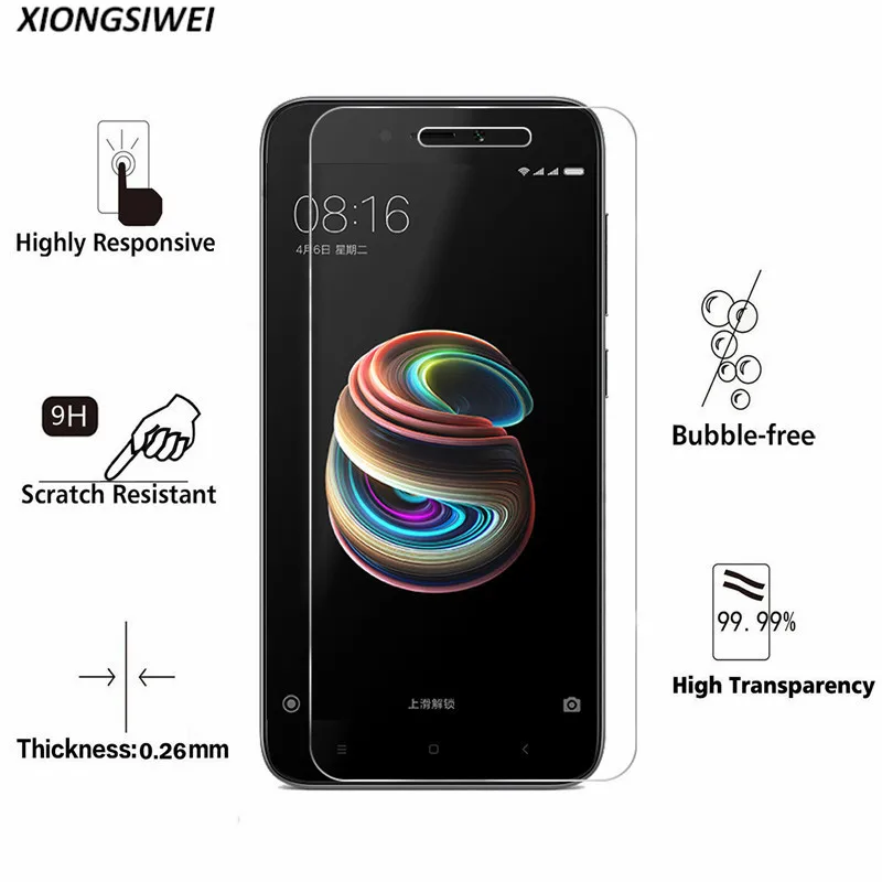 Закаленное стекло для Xiaomi Redmi 5A Защита экрана телефона 5 A 2 ГБ 16 защитная пленка |