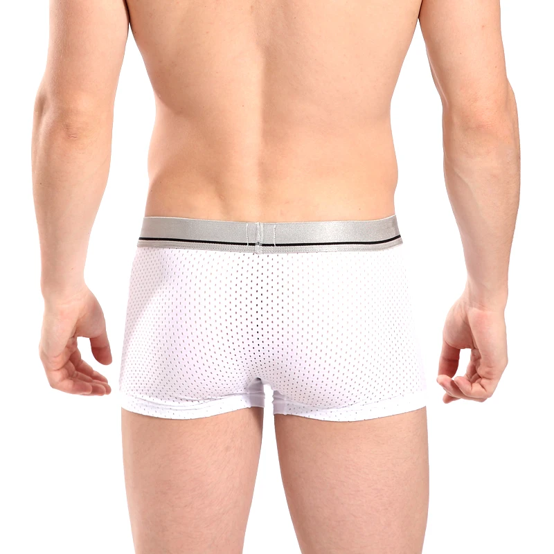 Cueca мужские трусы Для мужчин нижнее бельё для девочек сетка быстрый сухой