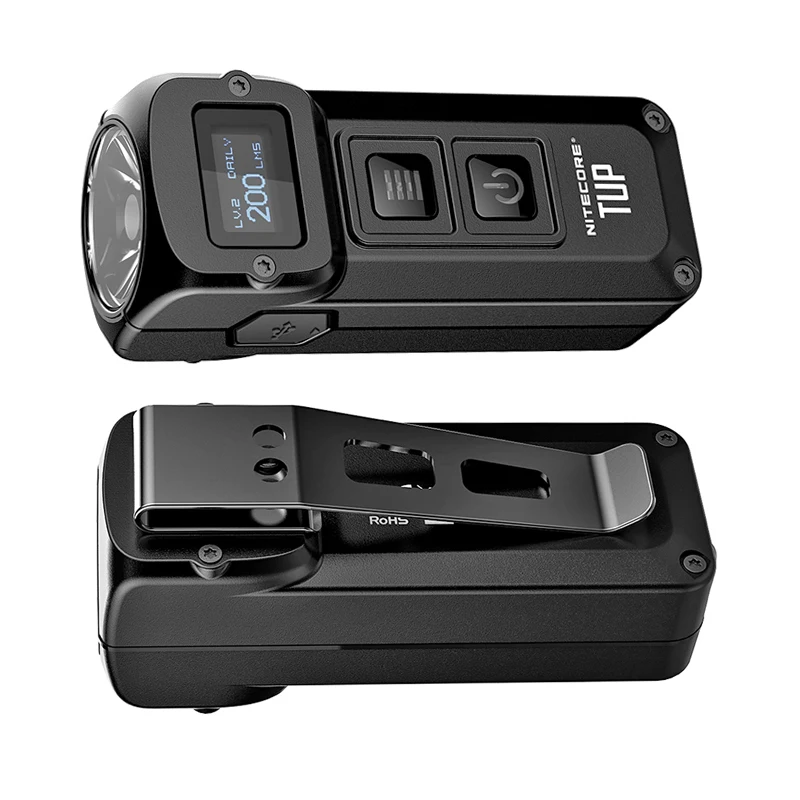  NITECORE TUP USB recargable MINI linterna CREE XP-L HD V6 max 1000 LM haz distancia 180M revolucion