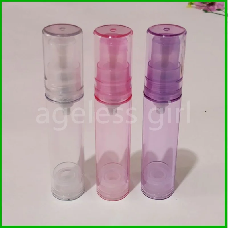 

50/100 pcs/lot 10ml spray bottle portable refillable bottles perfume atomizer bottles spray scent pump case empty