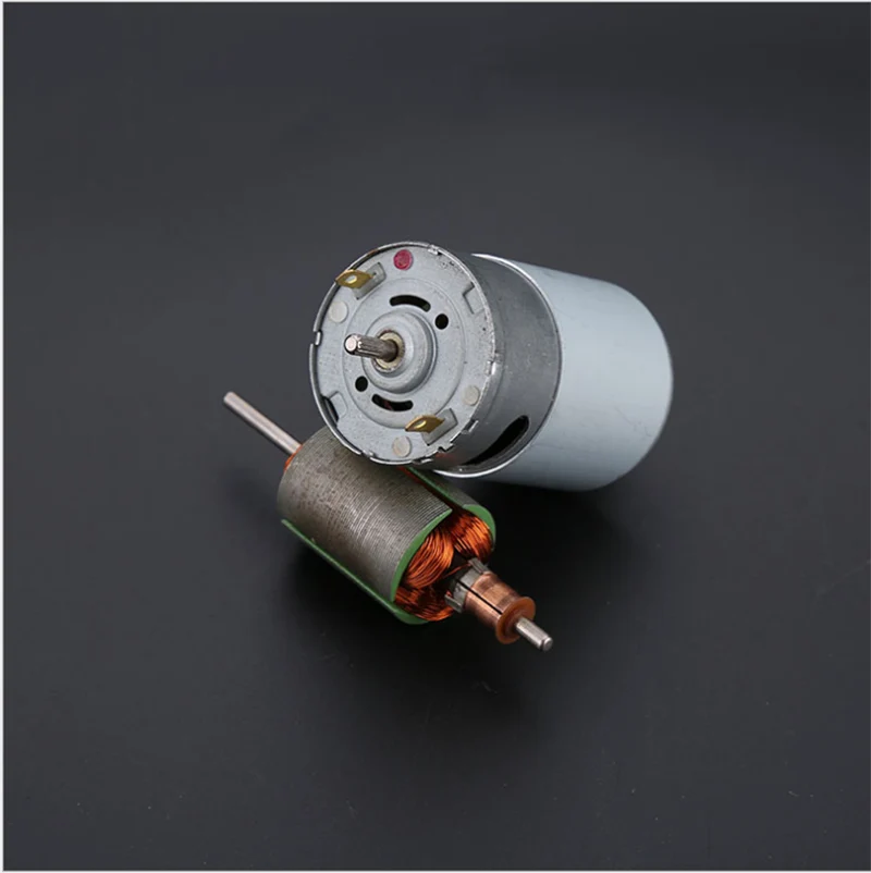 

High speed brush DC motor permanent magnet generator for free energy DIY wind turbine