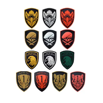 

10 piece a lot PVC 3D patches aviation regiment Medal Of Honor patches AFO Wolfpack Medal of Honor MOH Eagle patch Gunmen patch