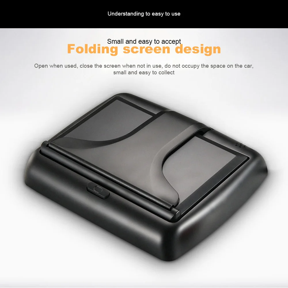 AUTONET In Auto 4.3 "TFT LCD Monitor/Schermo a Colori Digitale/Macchina Fotografica di Retrovisione Display/Apri & Chiudi pieghevole/16:9 NTSC PAL 12 v RCA - Image 5
