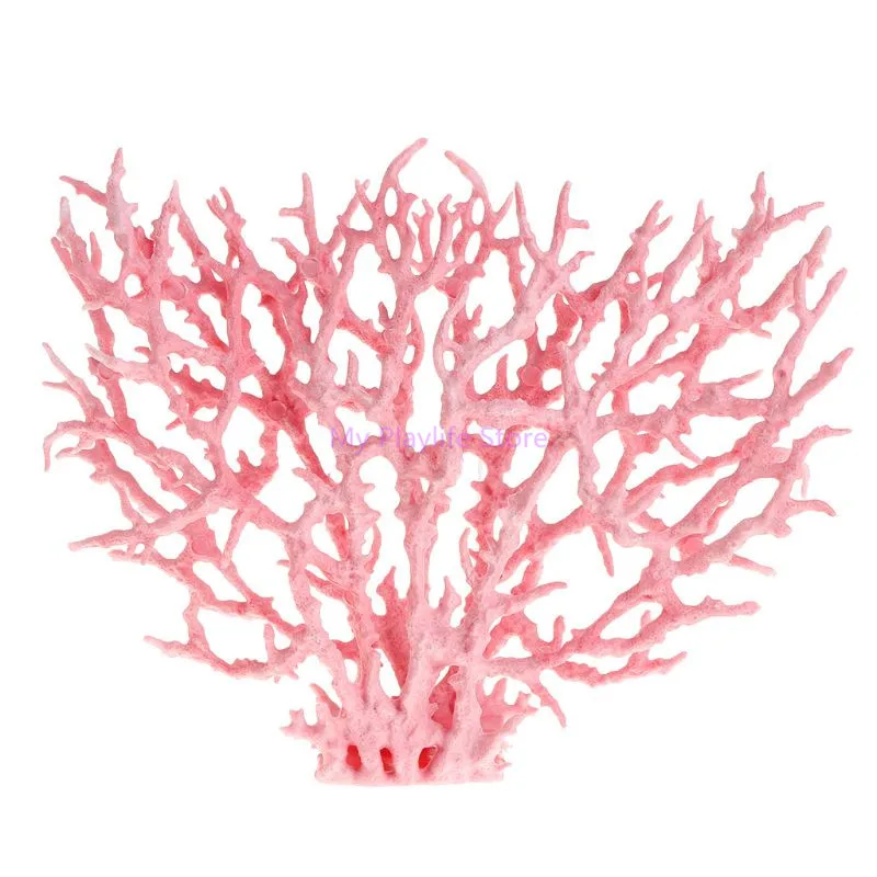 

2pcs Fish Tank Faux Artificial Aquarium Reef Coral Decoration Ornaments Aquarium Home Decor Pink/Blue C42