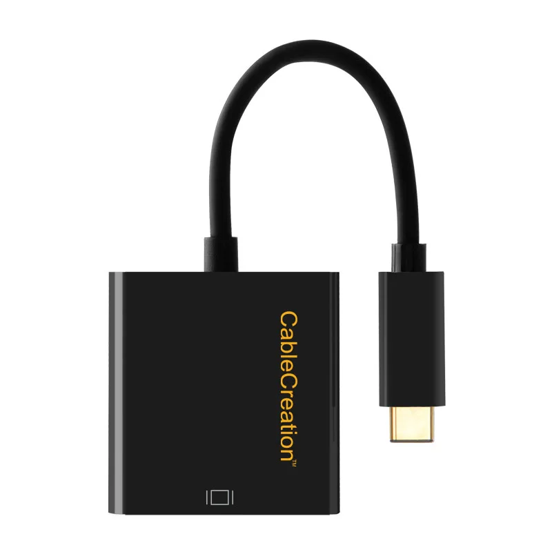 Кабель преобразователь Type C DVI для ноутбука Macbook/Chromebook Pixel/Dell XPS 13/Samsung S8/S9|Адаптеры