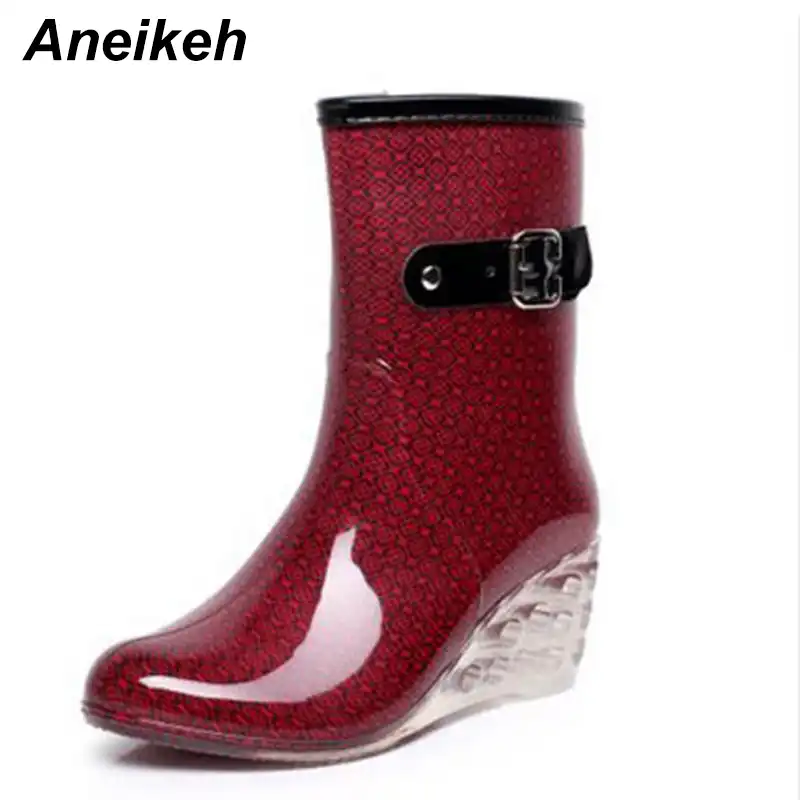 short rain boots for women