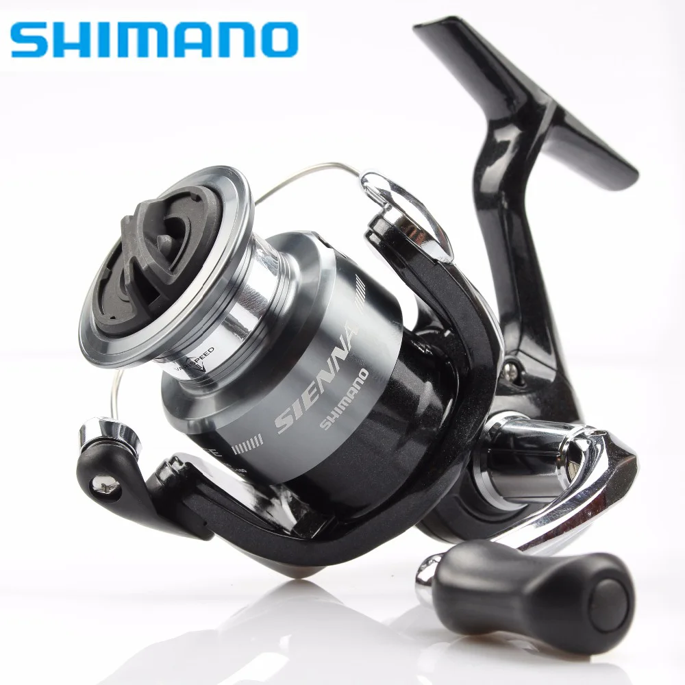 Molinete de Pesca Carretel de Alumínio Carretilha de Pesca Água do Mar e água Shimano Sienna Doce 1000fe e 2500fe e 4000fe Spinning Reel
