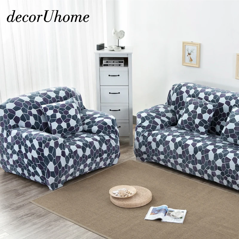 

decorUhome Thick Sofa-slipcovers Tight Wrap All-inclusive Slip-resistant Elastic Sofa Towel Water Cube Sofa Cover Couch Cover