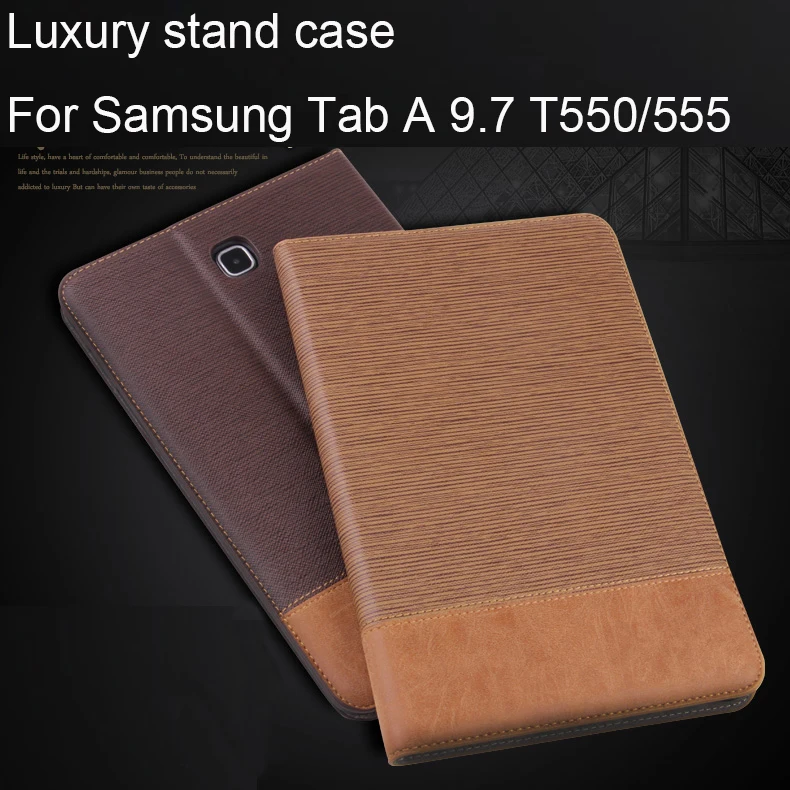 Business Patchwork PU Leather Case for Samsung Galaxy Tab A 9.7 T550 T555 P550 P555 Tablet Support stand Cover with Card Solts Business Patchwork PU Leather Case for Samsung Galaxy Tab A 9.7 T550 T555 P550 P555 Tablet Support stand Cover with Card Solts