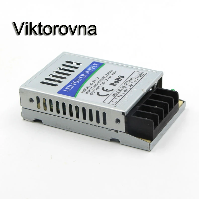 

24W 12V 2A Ultra thin Single Output Switching power supply led Driver LED Transformerfor led strip Advertising Light Box signs
