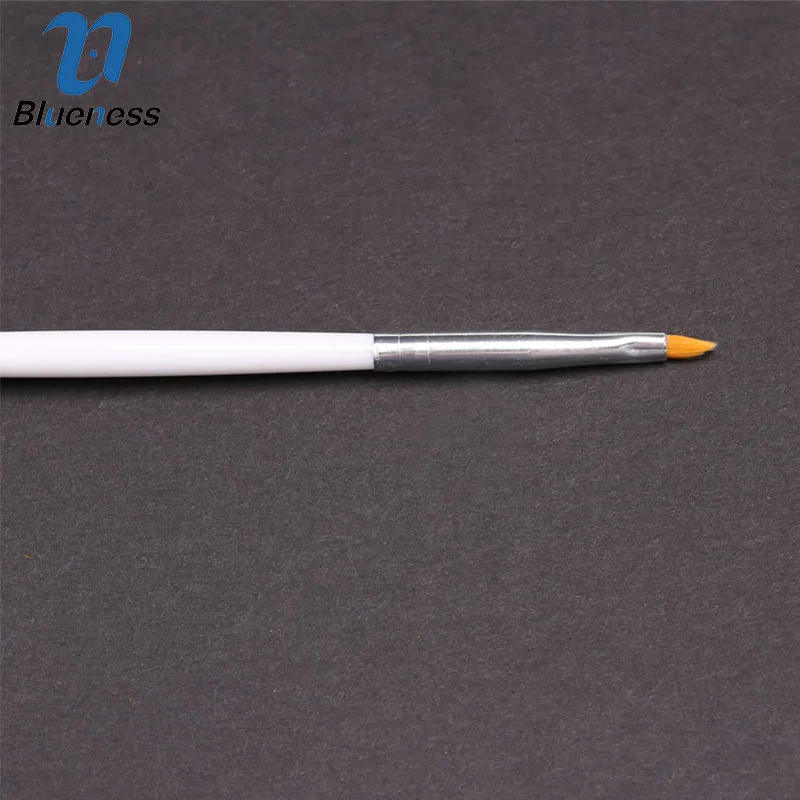 

1Pcs/Lot Nail Equipment Crystal Printing Brush White Shaft Of Pens Style Nail Art Professional Tools JH454