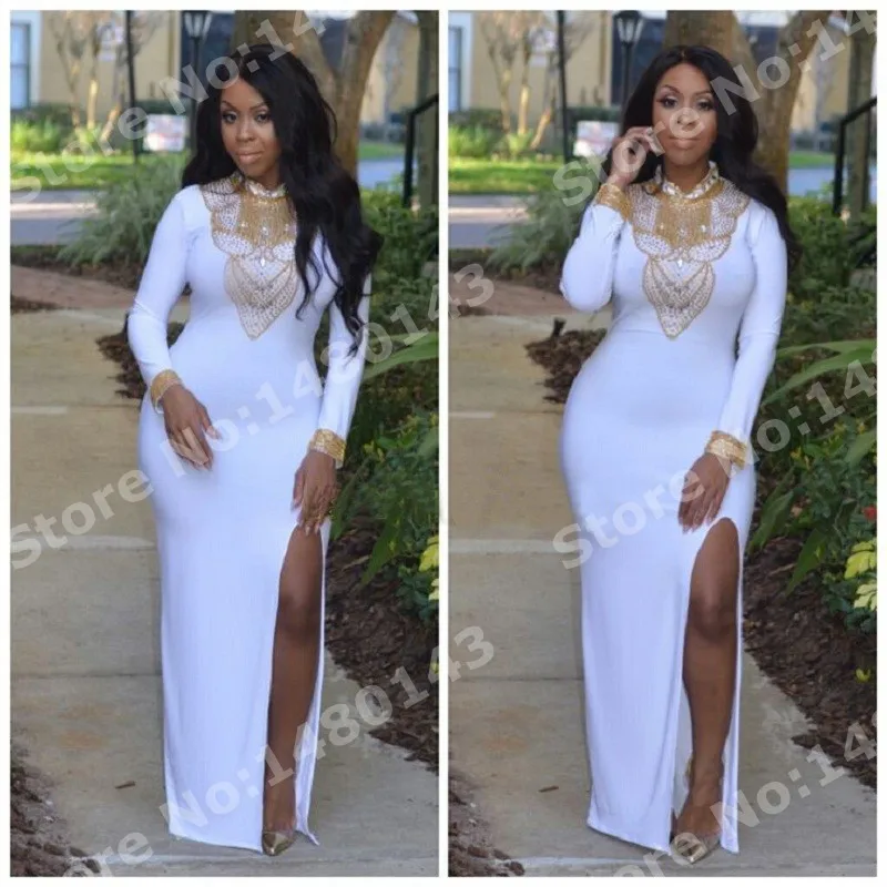 Islamic Dress 2016 Plus Size Long Prom Dress Kaftan Side ...
