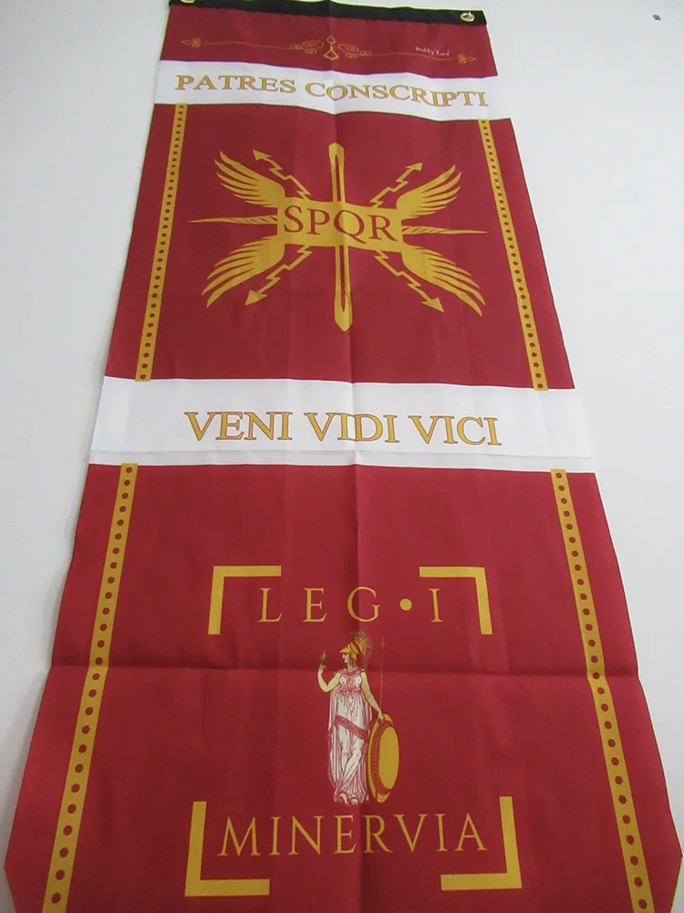 New Caesar Rome empire SPQR Infantry Legions War Banner Home Decor Flag Bar Family decoration Flags S-L cosplay game show props