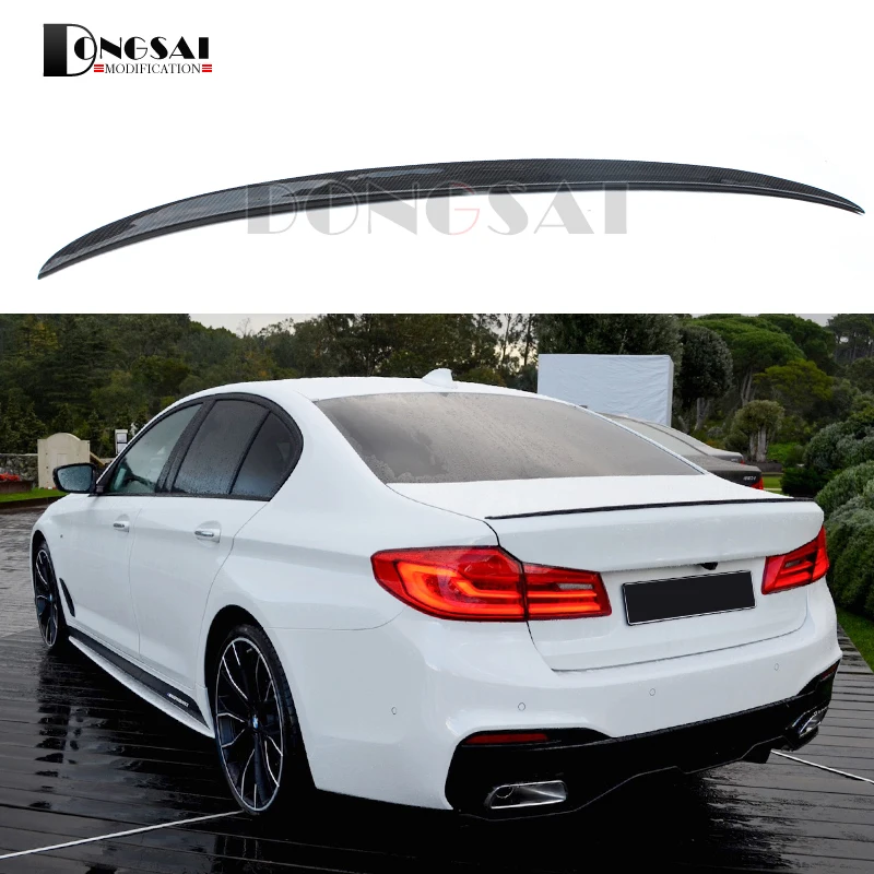G30 M5 Style Carbon Fiber Deck Lid Spoiler Wing for BMW 5 Series G30