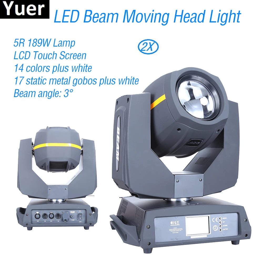 Новый светодиодный 5R 200 Вт Луч движущаяся головка DMX512 сенсорный экран управление