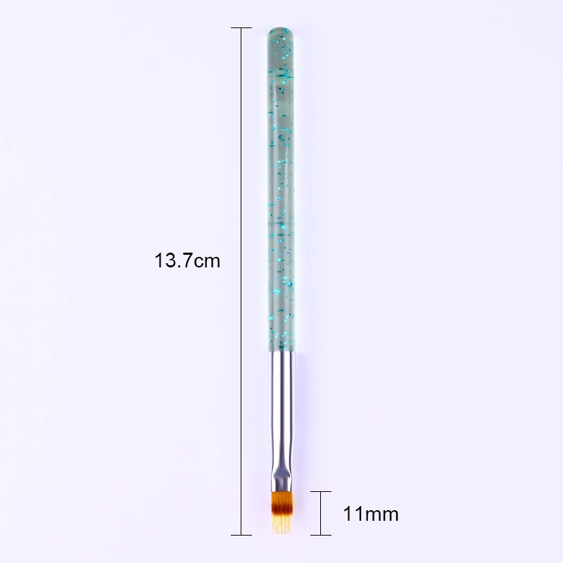 1 шт декорация для ногтей градиент кисти ручки кисти для ногтей УФ-гель для ногтей кисти для рисования картин кристальная Ручка Маникюр Инструмент для дизайна ногтей
