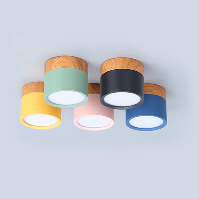 

Round Surface Mounted multicolour LED Downlights 5W 7W 12W Panel Ceiling Lamps Spot Light Household/Commercial Lighting