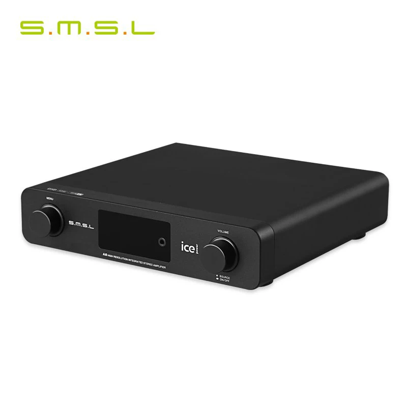 

SMSL A6 HIFI Digital audio DAC DSD512 USB/Optical/Coaxial/LP Player/CD Analog Input Headphone Amplifier 50W*2
