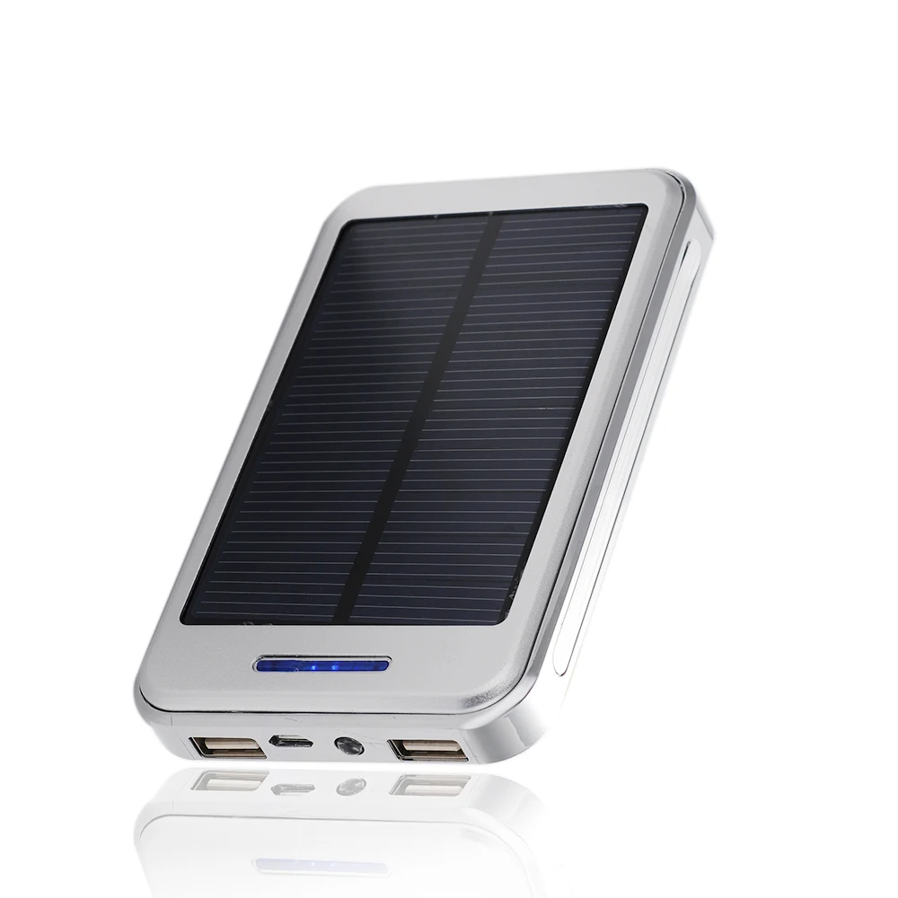 16000mAh Solar Power Panel Dual USB External Mobile Battery Charger