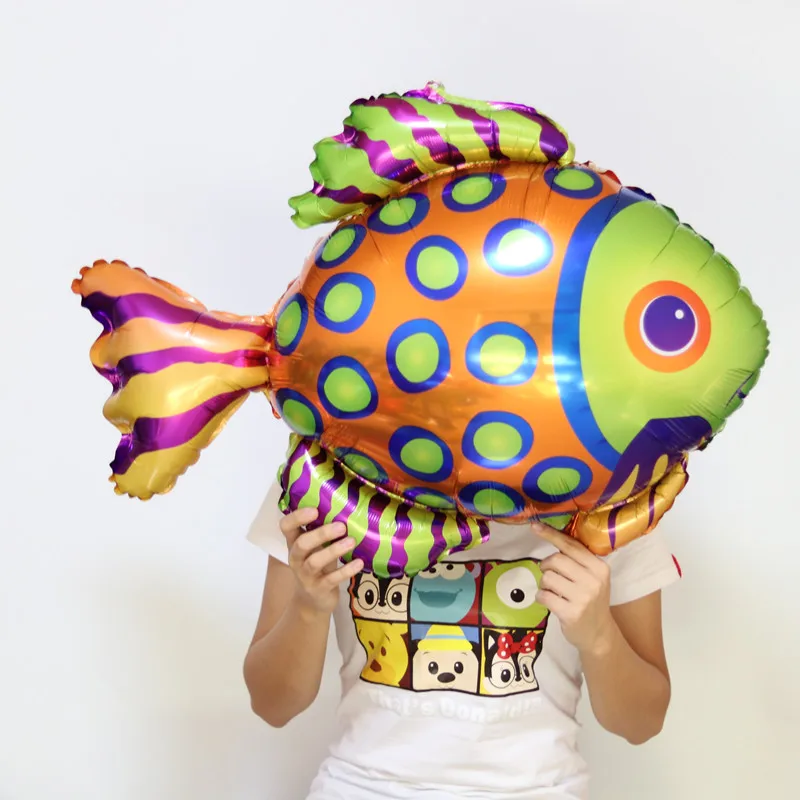 80*65 см синий Русалка фольга большие воздушные шары День рождения вечерние украшения для детского душа воздушный шар детский день Свадебная игрушка морской животное