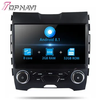 

2 din Autoradio Car Auto GPS Navigation 10.1Inch Android 8.1 For Ford EDGE 2015 Video Automotive Radio Multimedia Player NO DVD