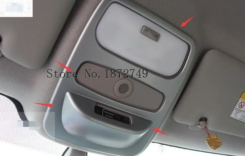 

For Renault captur 2014 2015 ABS Rear Reading Lamp Light Cover Interior Trim